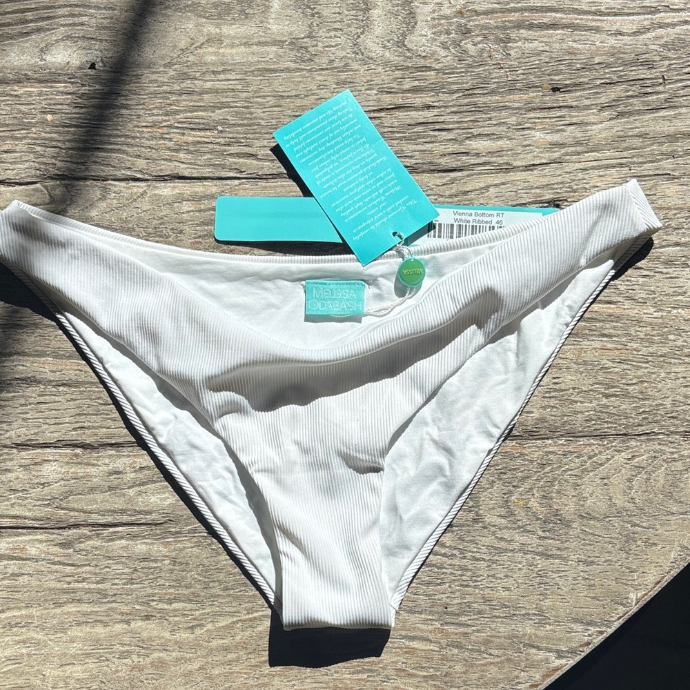 Melissa Odabash Classic White Bikini Bottom